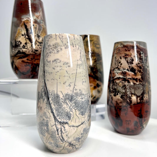Picture Jasper Vases