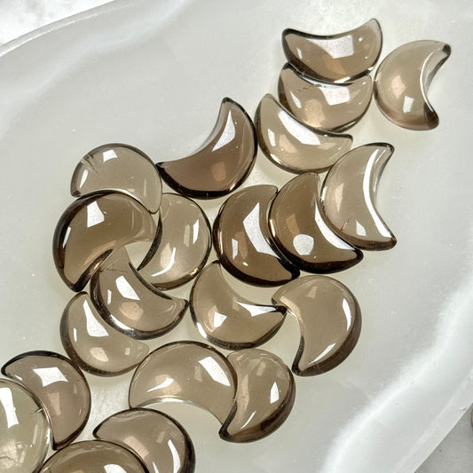 Smoky Quartz Mini Moons