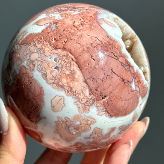 Cotton Candy Agate Sphere #12