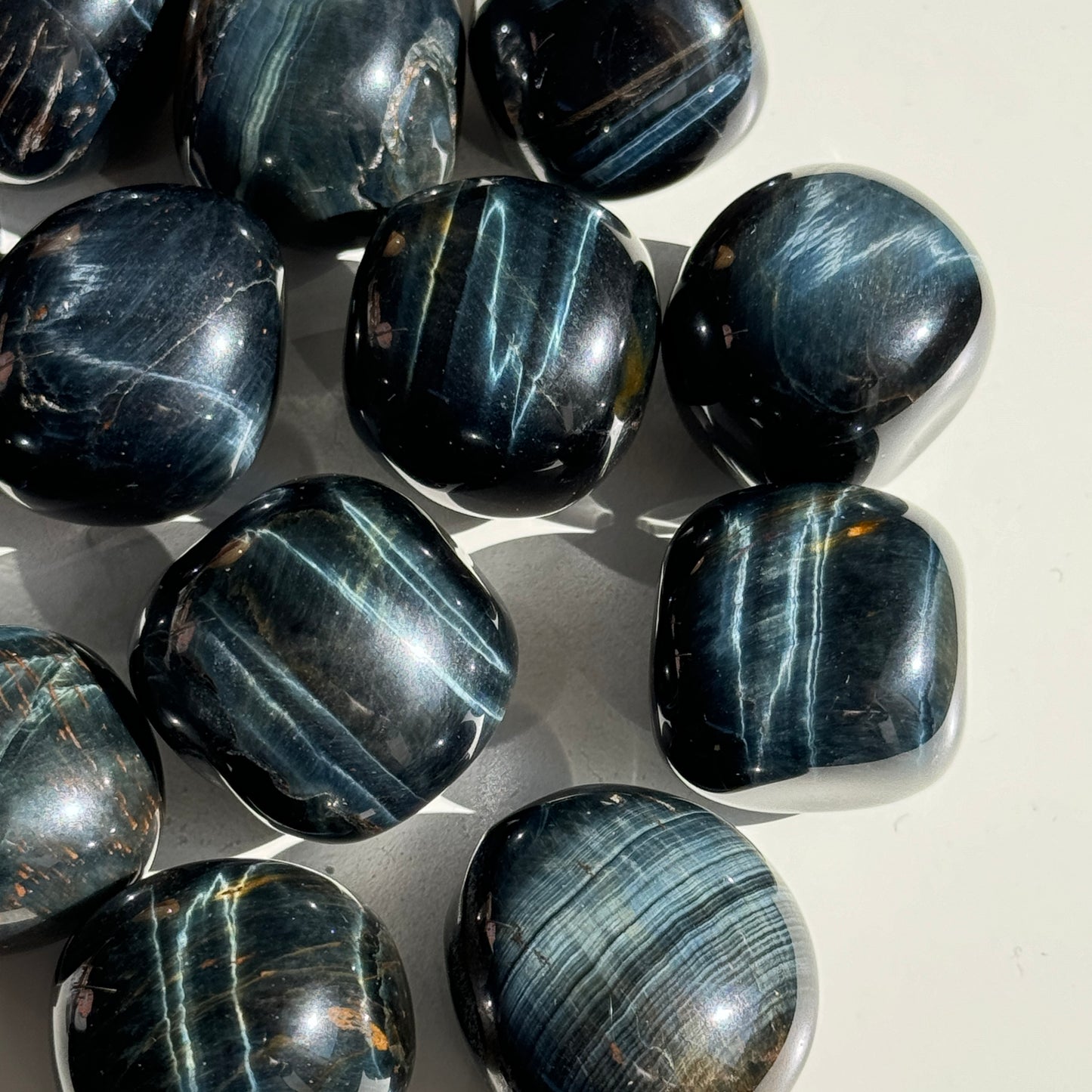 Blue Tigers Eye Tumbles