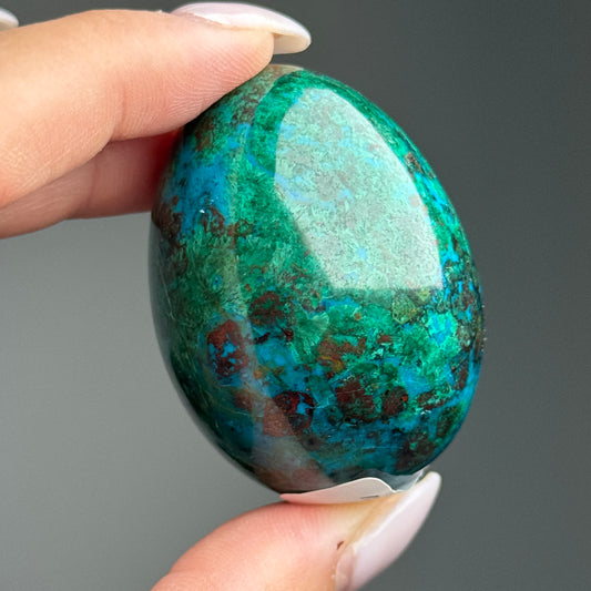 Chrysocolla Malachite Cuprite Egg #2