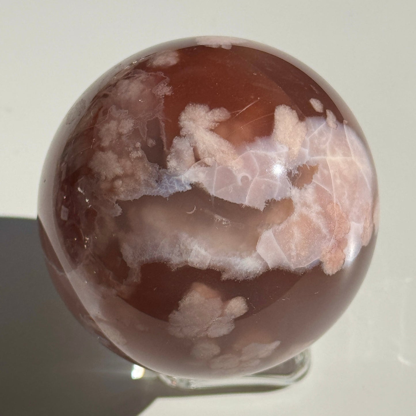 AAA Flower Agate Sphere #22