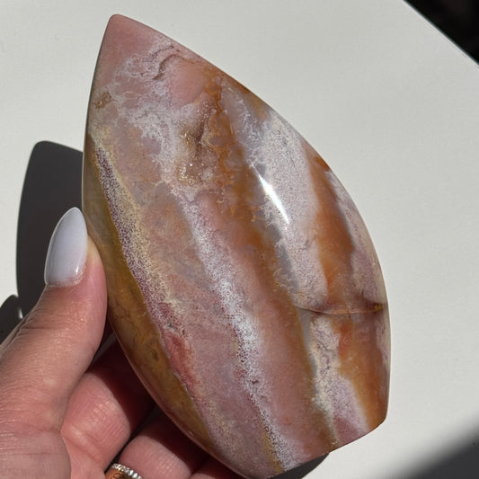 Flower Agate Jasper Flame #6