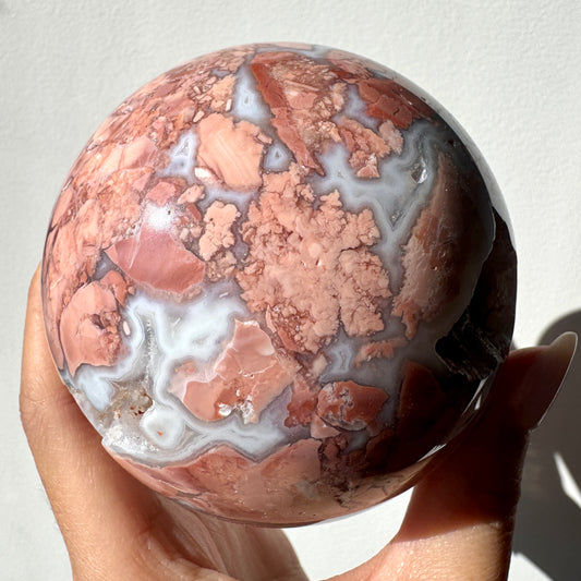 Cotton Candy Agate Sphere #13