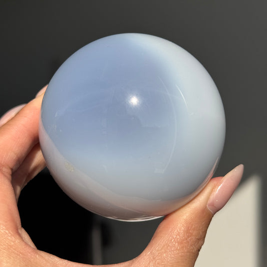 Blue Chalcedony Sphere #2
