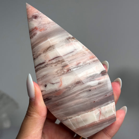 Pink Banded Onyx Flame #3