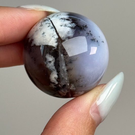 Purple Dendritic Opal Sphere #2