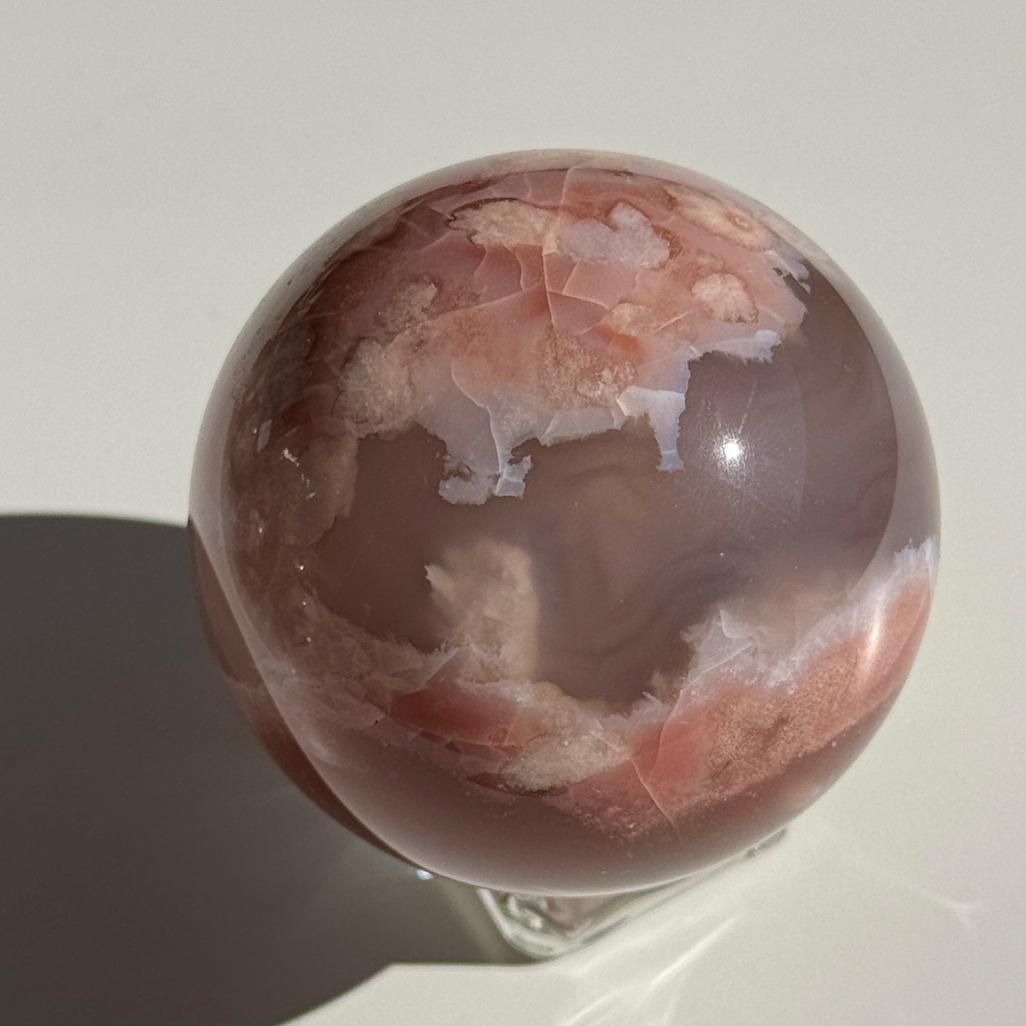 AAA Flower Agate Sphere #28