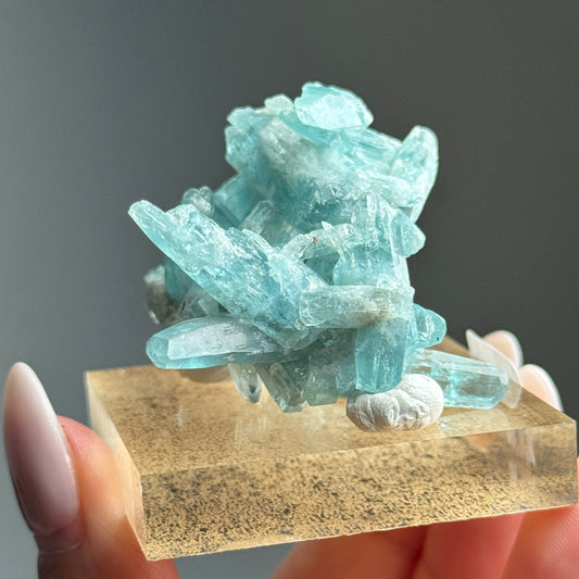 Tapered Aquamarine Specimen (Mimoso del Sol, Espirito Santo, Brazil 1992) #3
