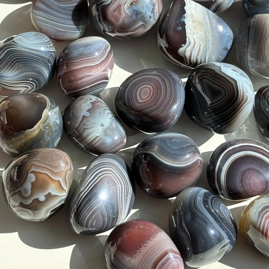 High Quality Botswana Agate Pocket Stone