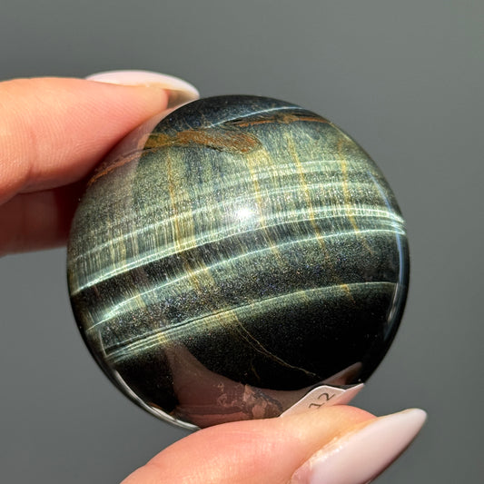 Blue Tigers Eye Sphere #12
