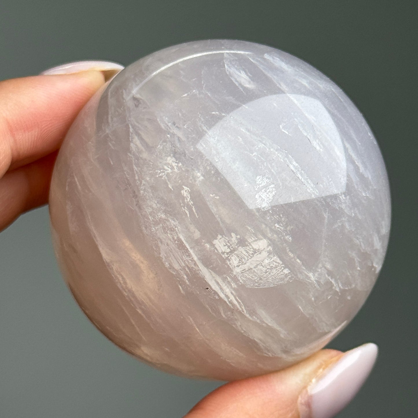 Blue Rose Quartz Sphere #2