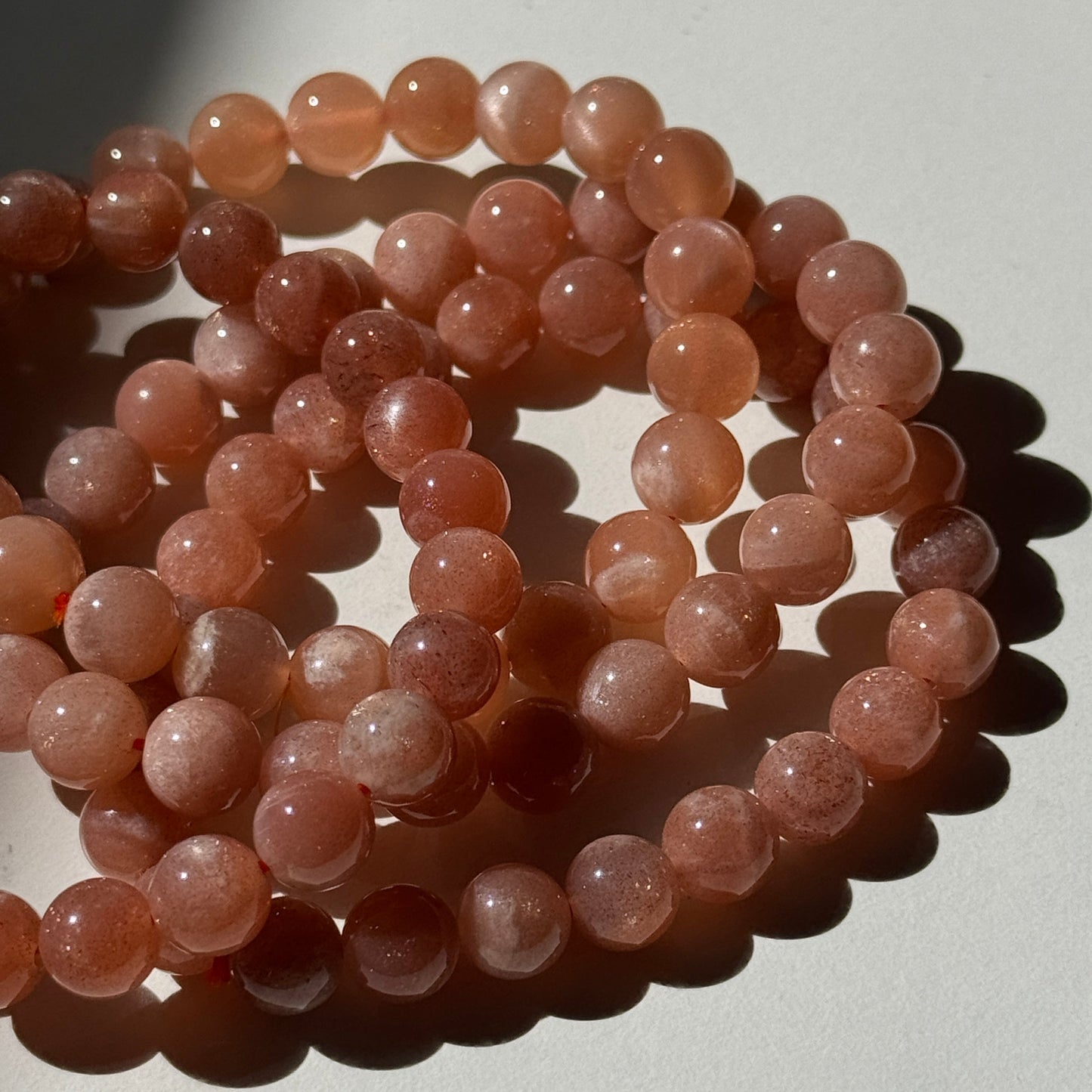 Peach Moonstone Bracelets