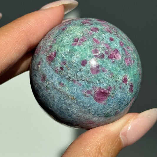 Ruby Fuchsite Kyanite Sphere #4