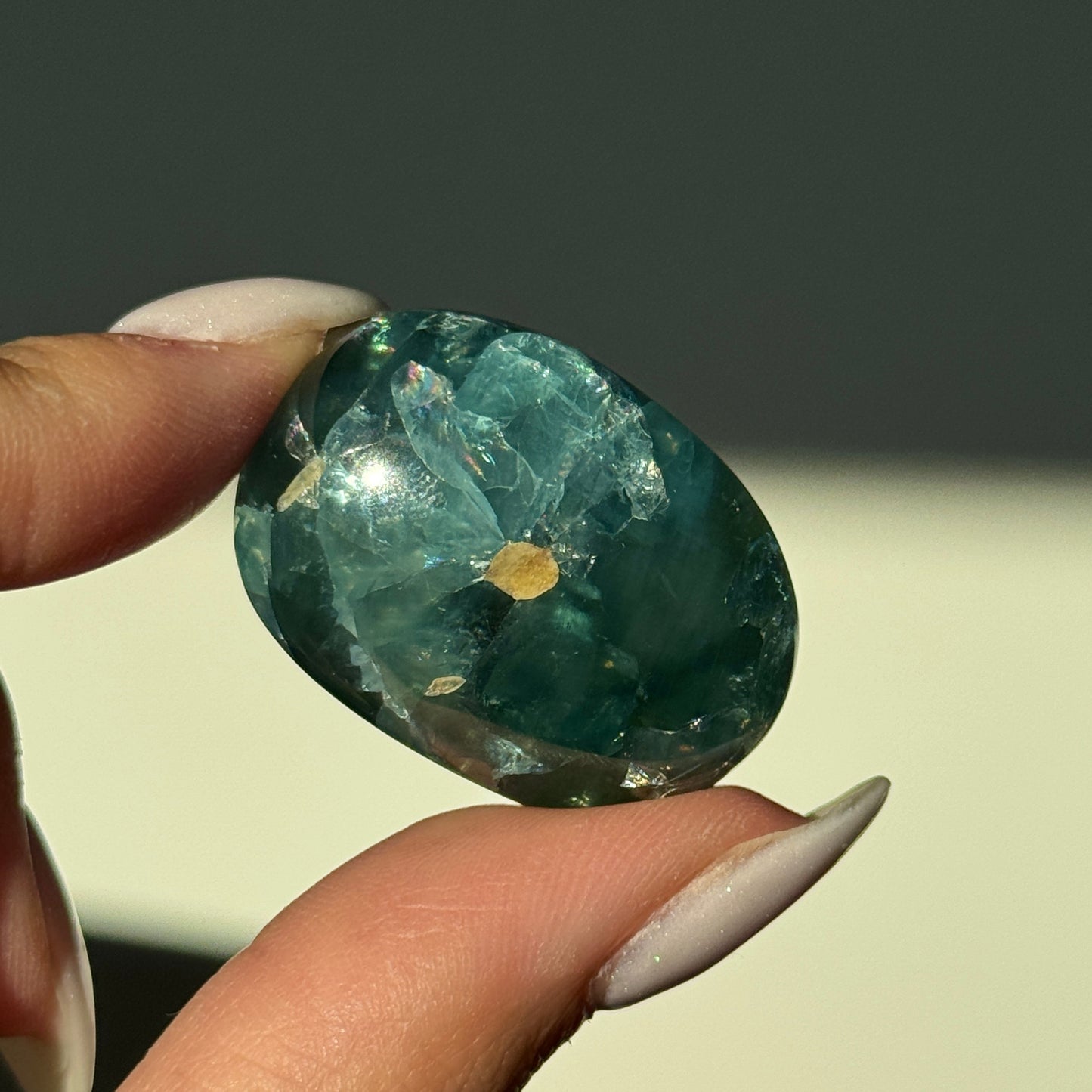 Lake Baikal Blue Apatite Gem #3