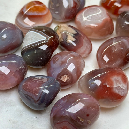 Colorful Botswana Agate Tumbles