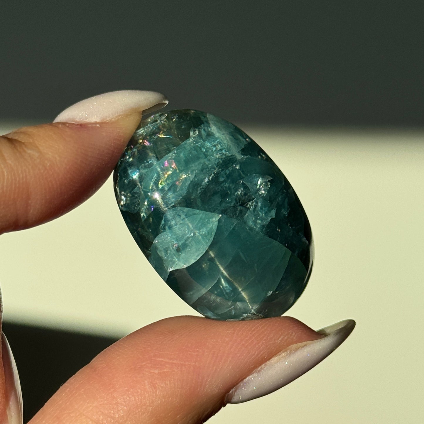 Lake Baikal Blue Apatite Gem #3