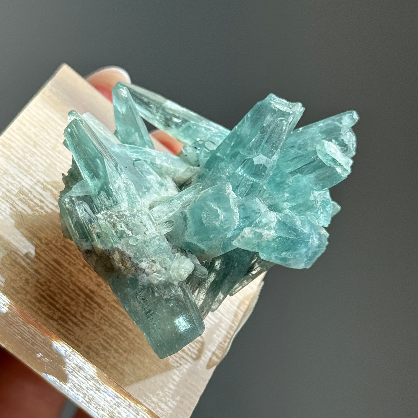 Tapered Aquamarine Specimen (Mimoso del Sol, Espirito Santo, Brazil 1992) #1