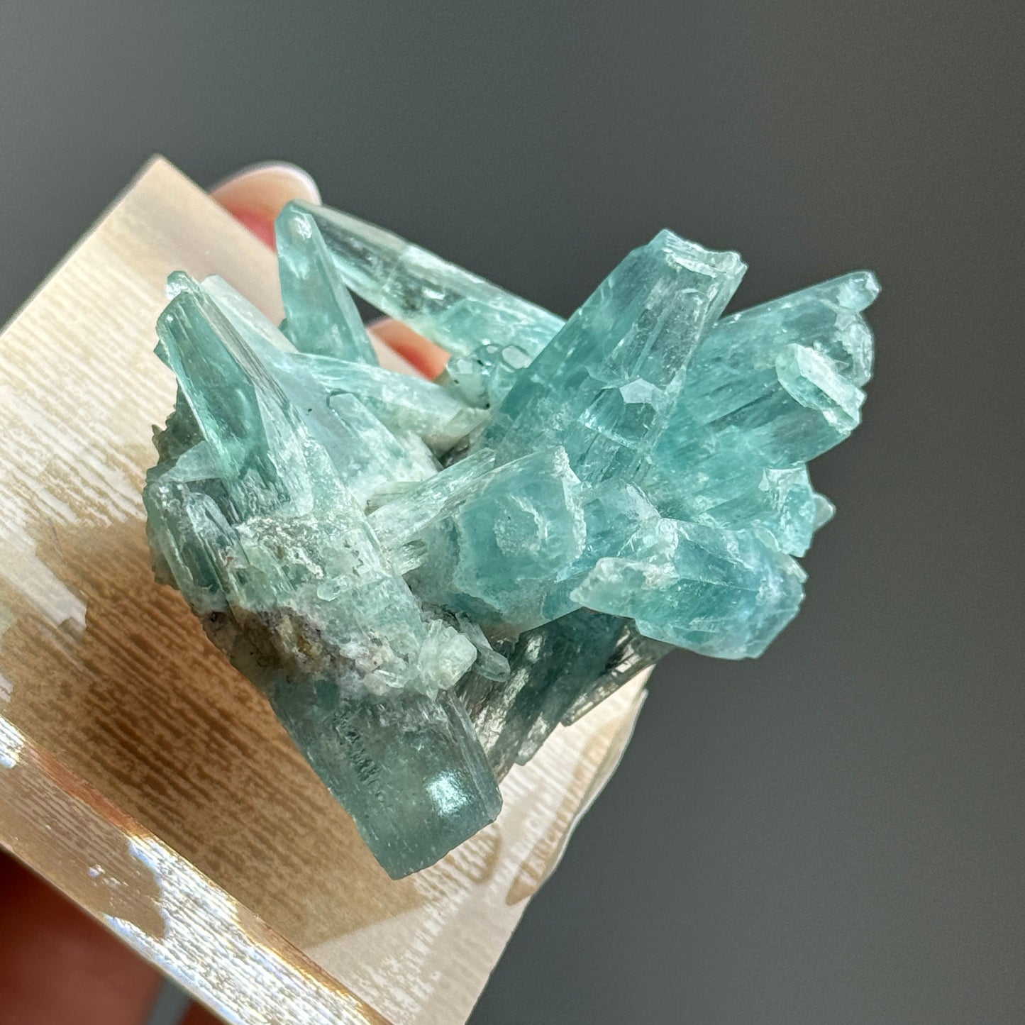 Tapered Aquamarine Specimen (Mimoso del Sol, Espirito Santo, Brazil 1992) #1