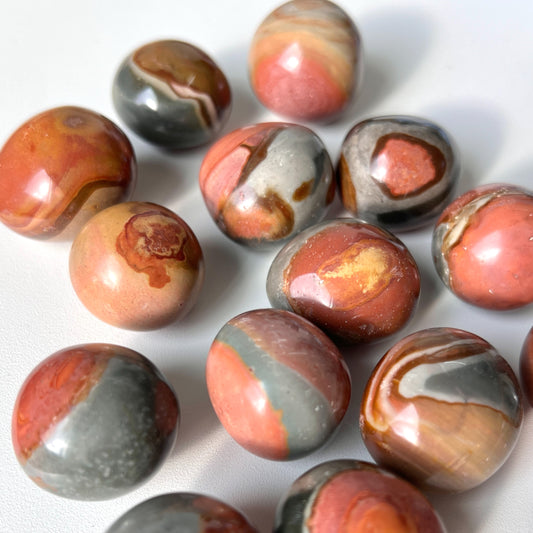 Polychrome Jasper Tumbles