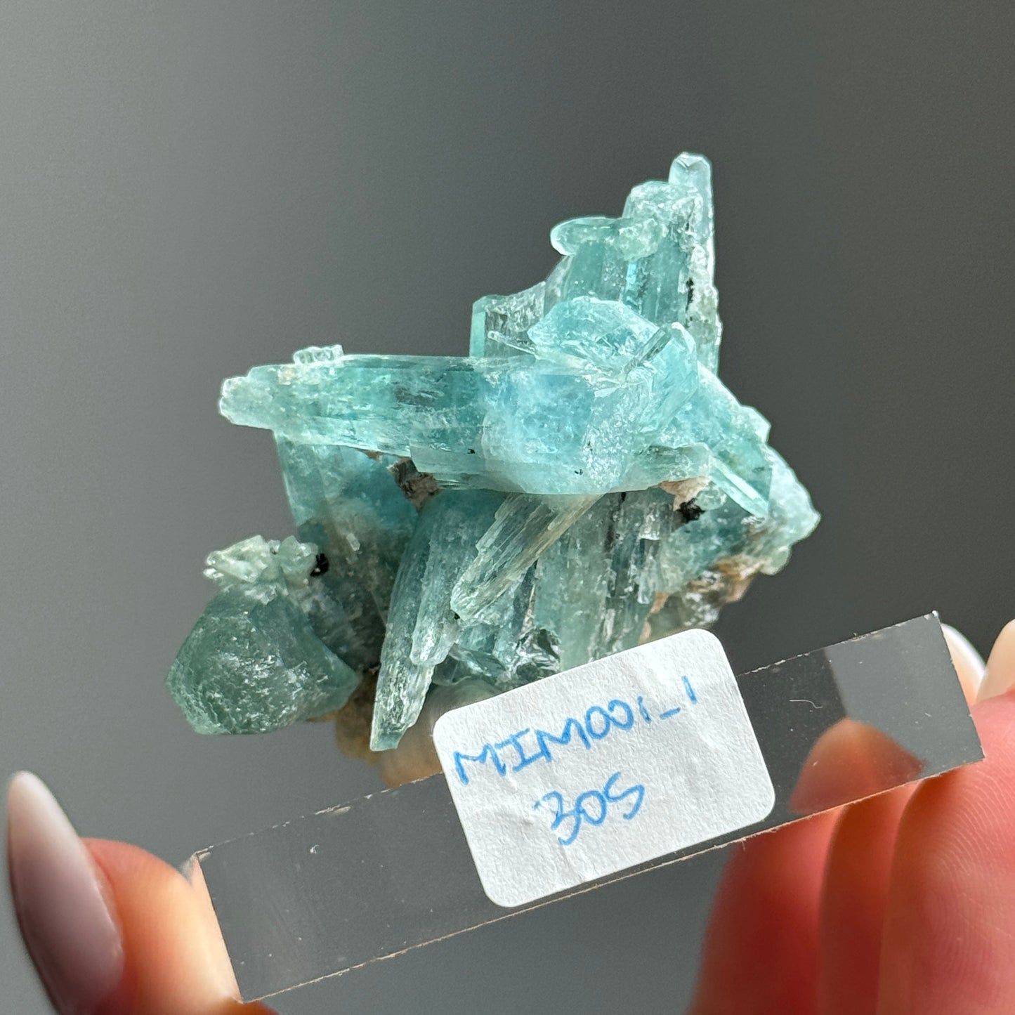 Tapered Aquamarine Specimen (Mimoso del Sol, Espirito Santo, Brazil 1992) #1