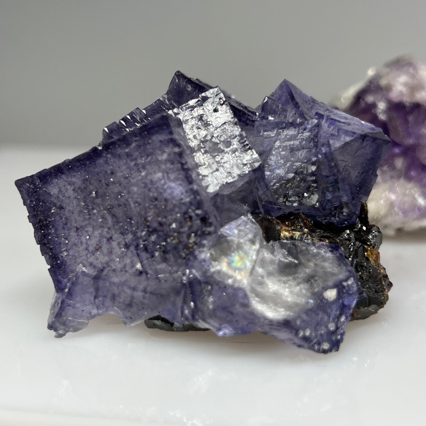 Fluorite w/ Sphalerite (Elmwood Mine)