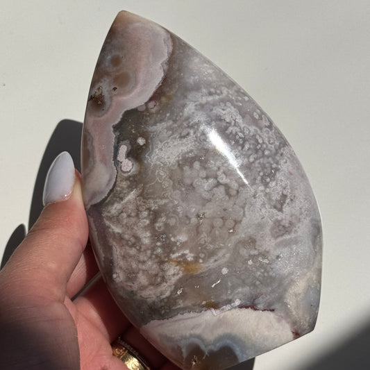 Flower Agate Jasper Flame #7