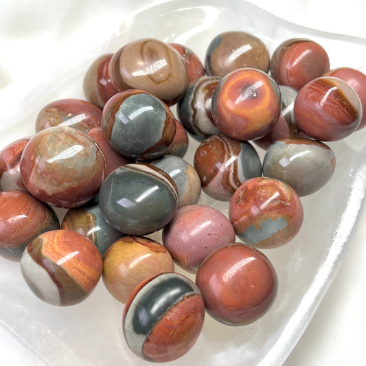 Polychrome Jasper Tumbles