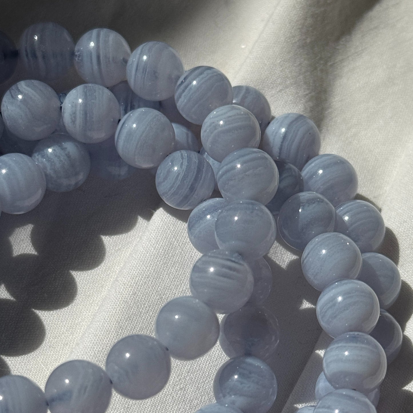Blue Lace Agate Bracelets