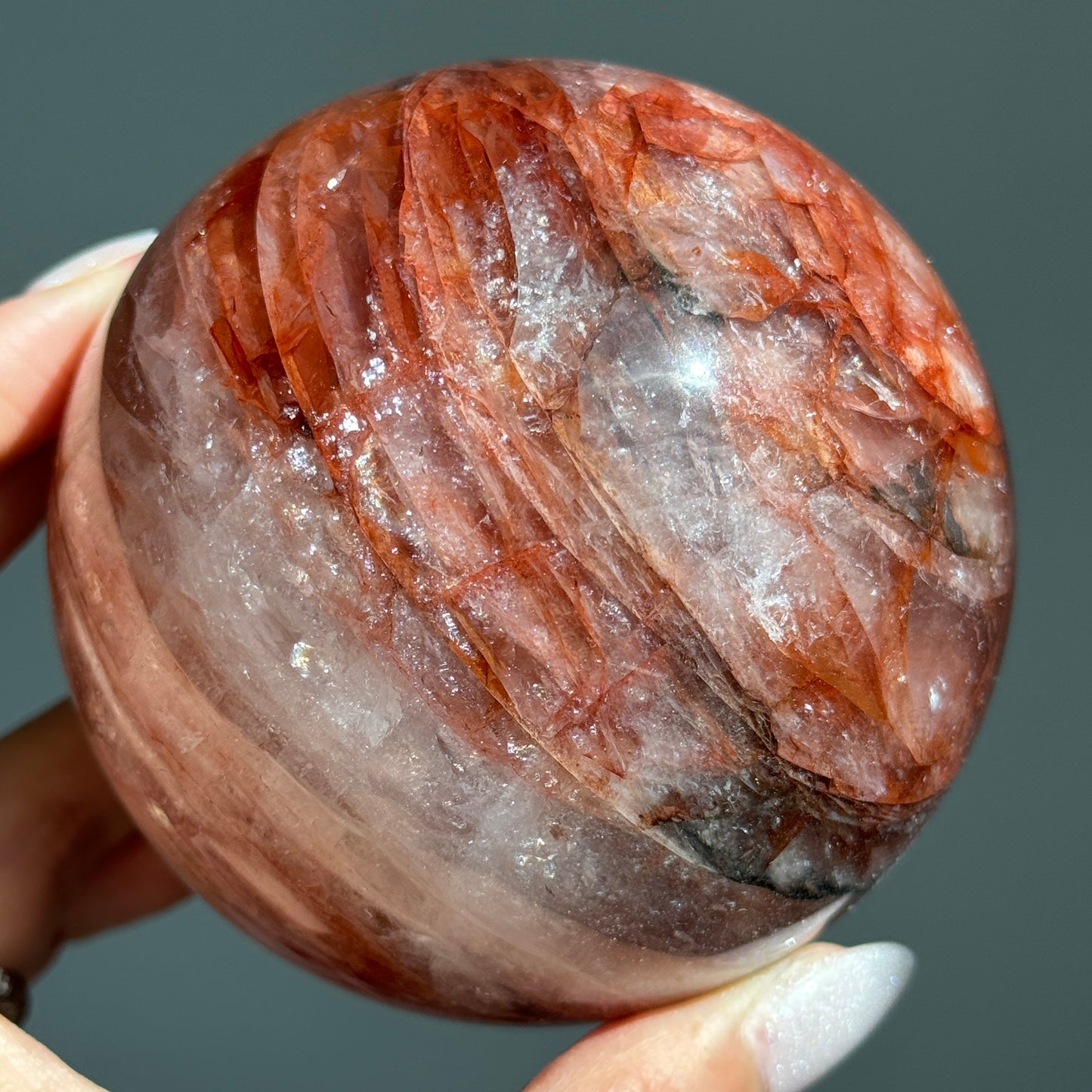 Fire Quartz Sphere #2