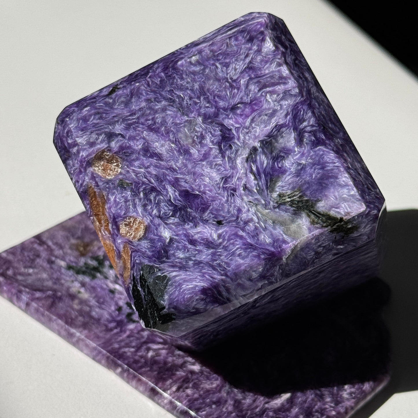 Charoite Cube w/ Slab #3