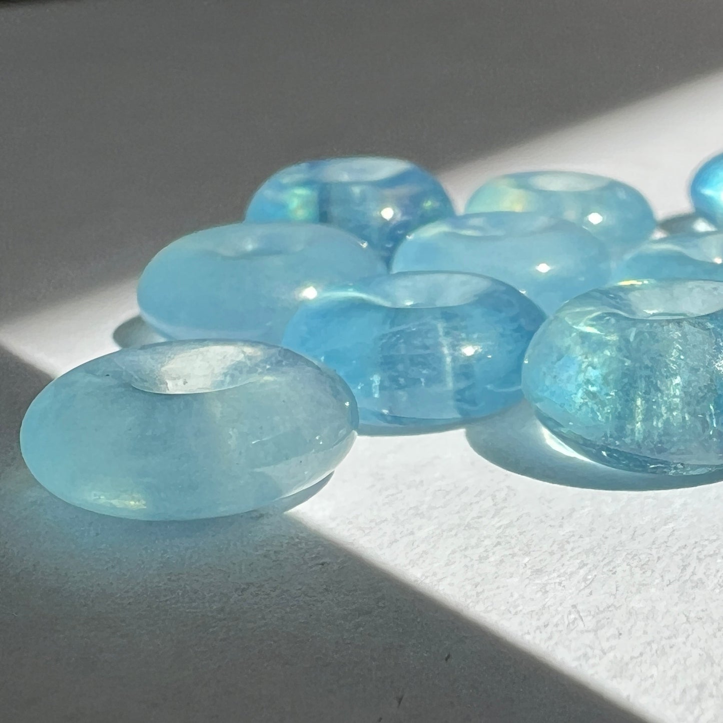 Aquamarine Mini Donuts