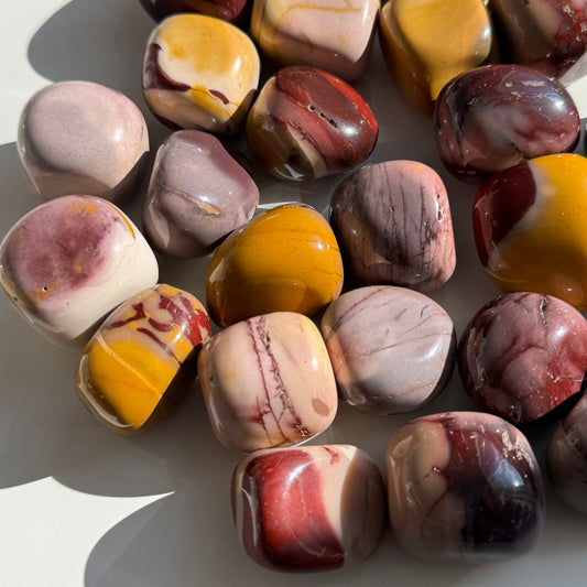 Mookaite Tumbles (set of 2)