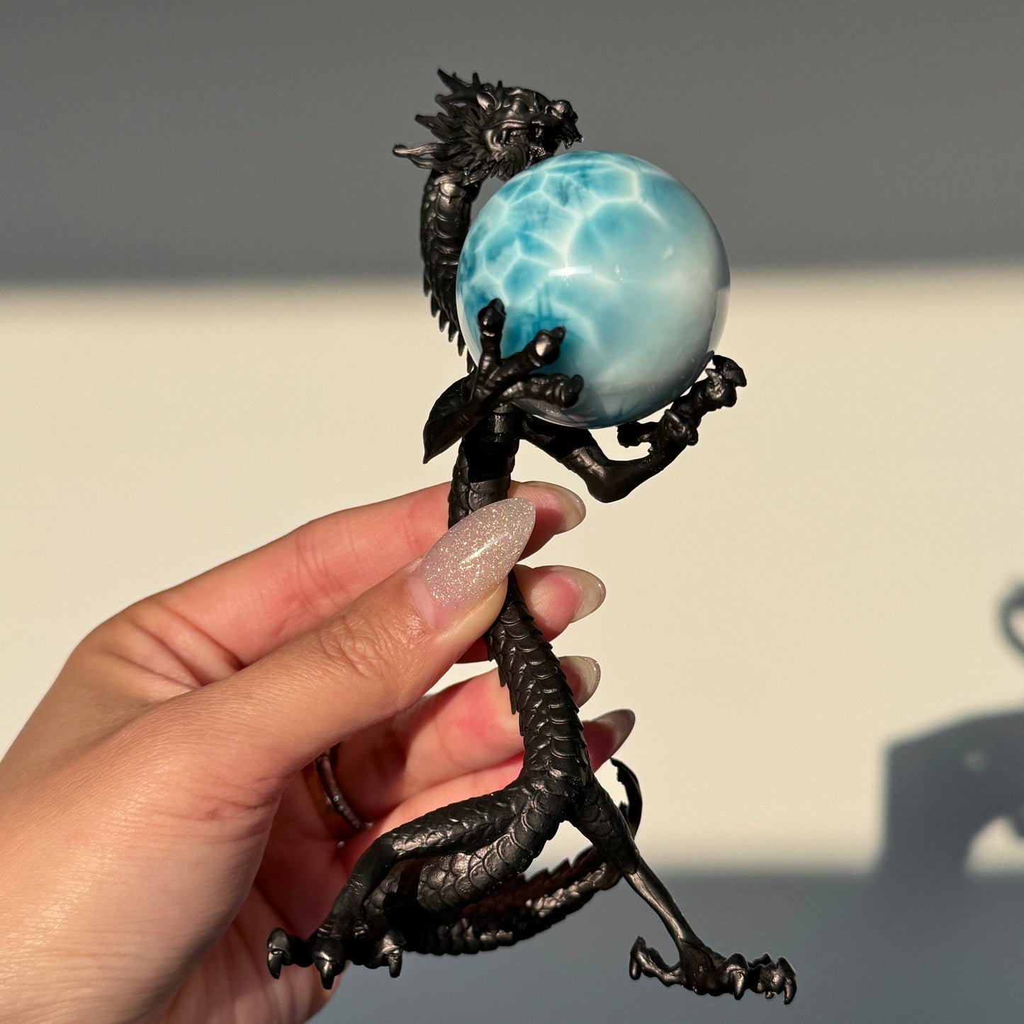 Standing Dragon Sphere Stand