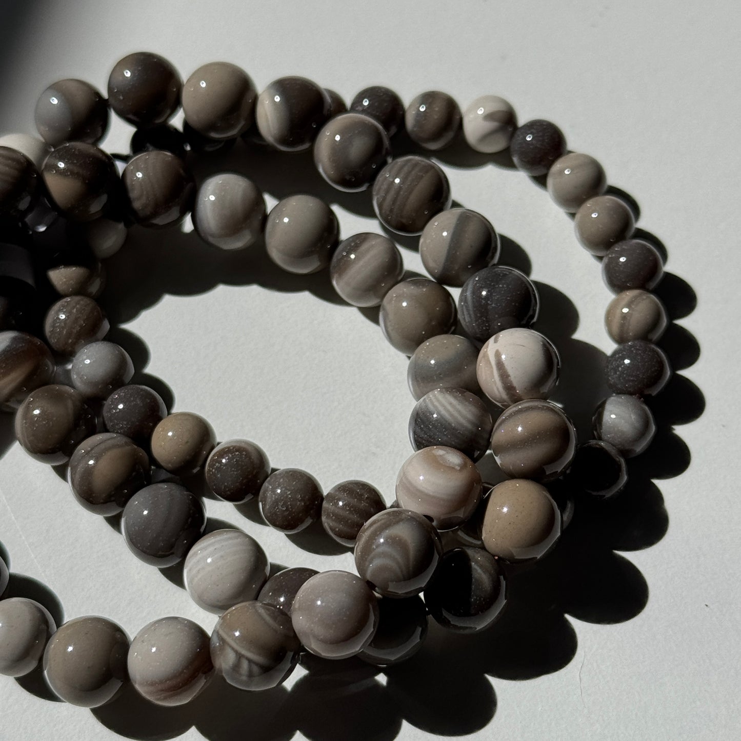 Flint Stone Bracelets (various bead sizes)