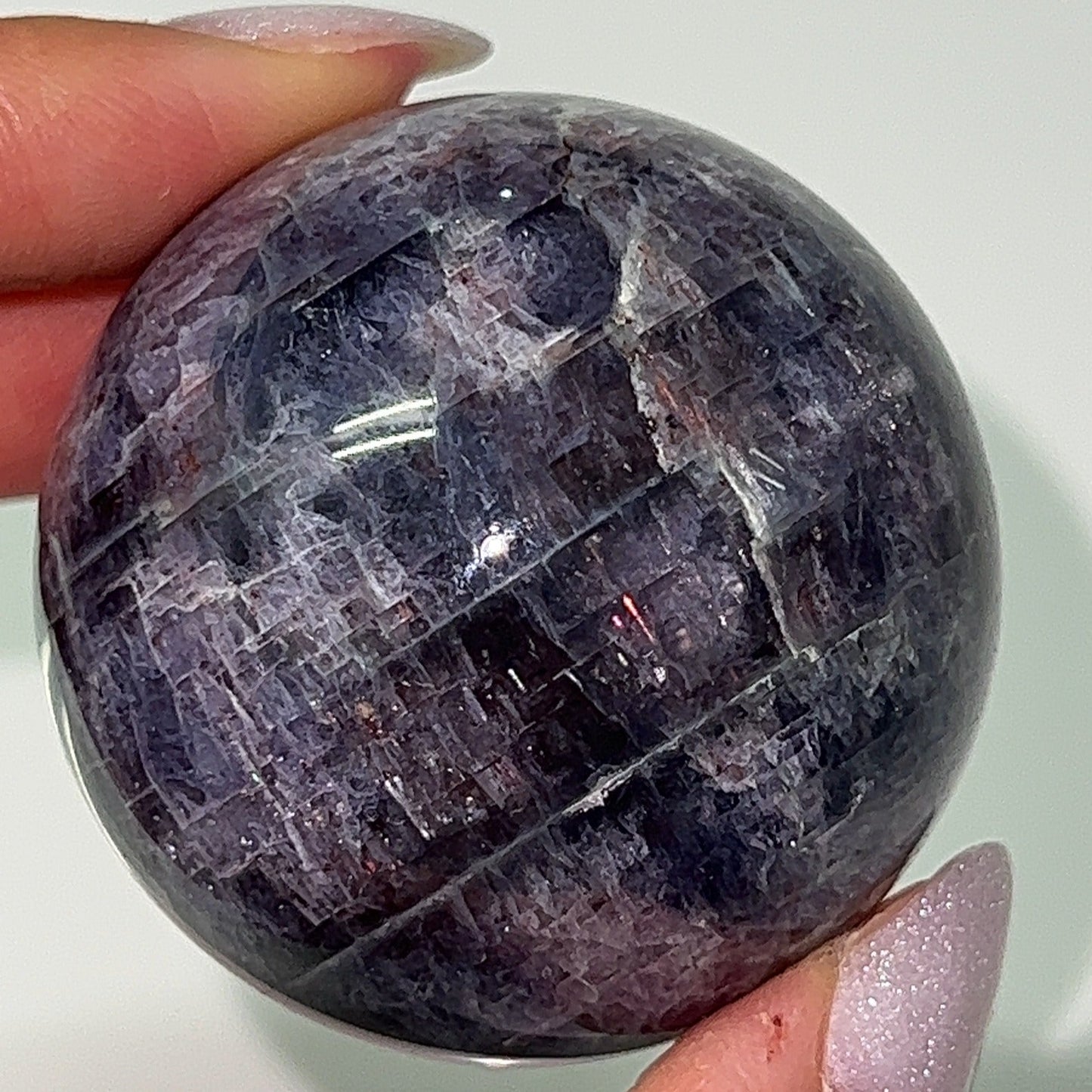 Bloodshot Iolite Spheres