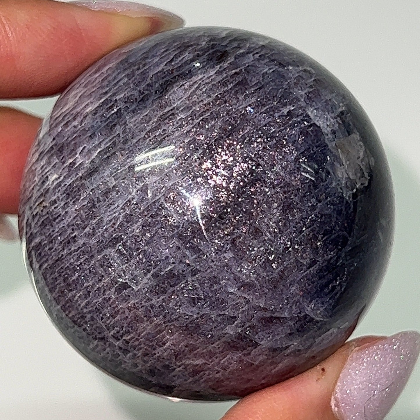 Bloodshot Iolite Spheres