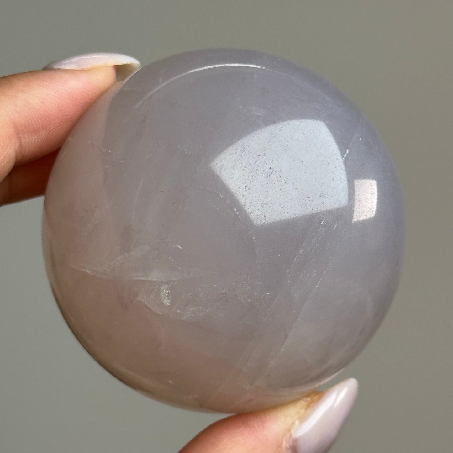 Blue Rose Quartz Sphere #1