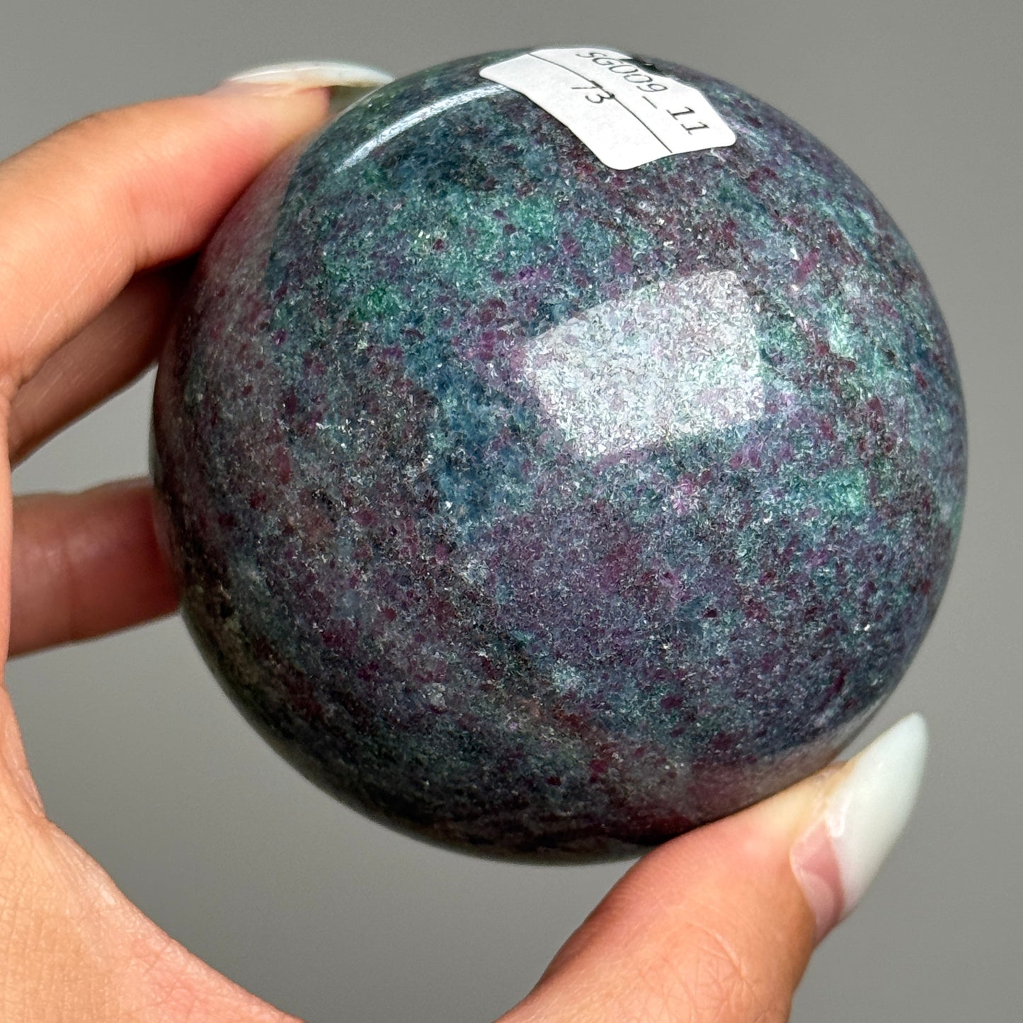 Ruby Kyanite Fuchsite Sphere #11