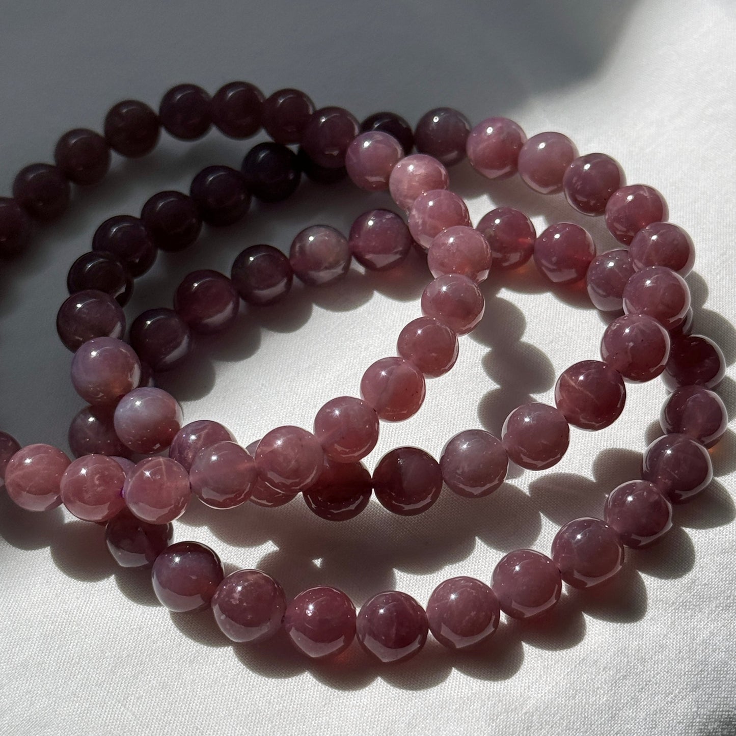Star Lavender Rose Quartz Bracelets