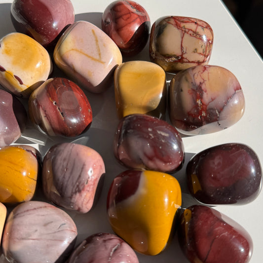 Mookaite Tumbles (set of 2)