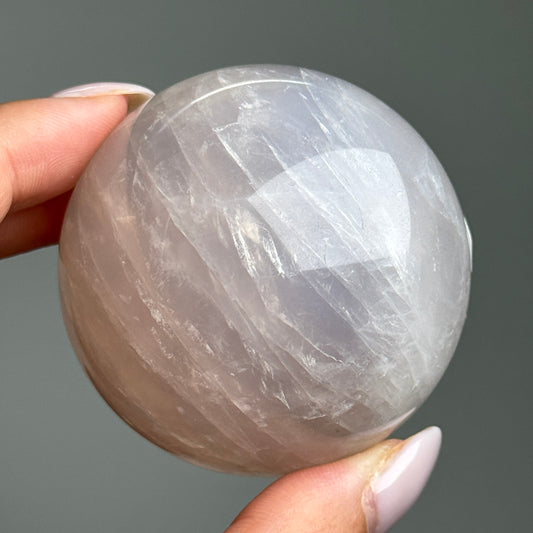 Blue Rose Quartz Sphere #2