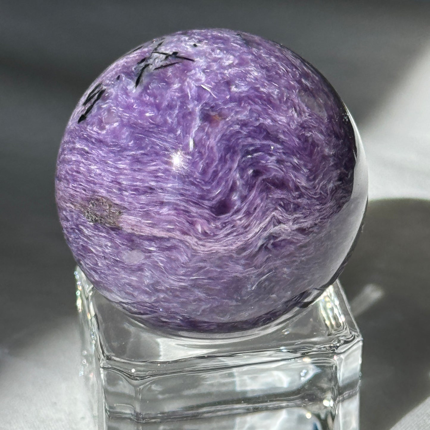 Charoite Spheres