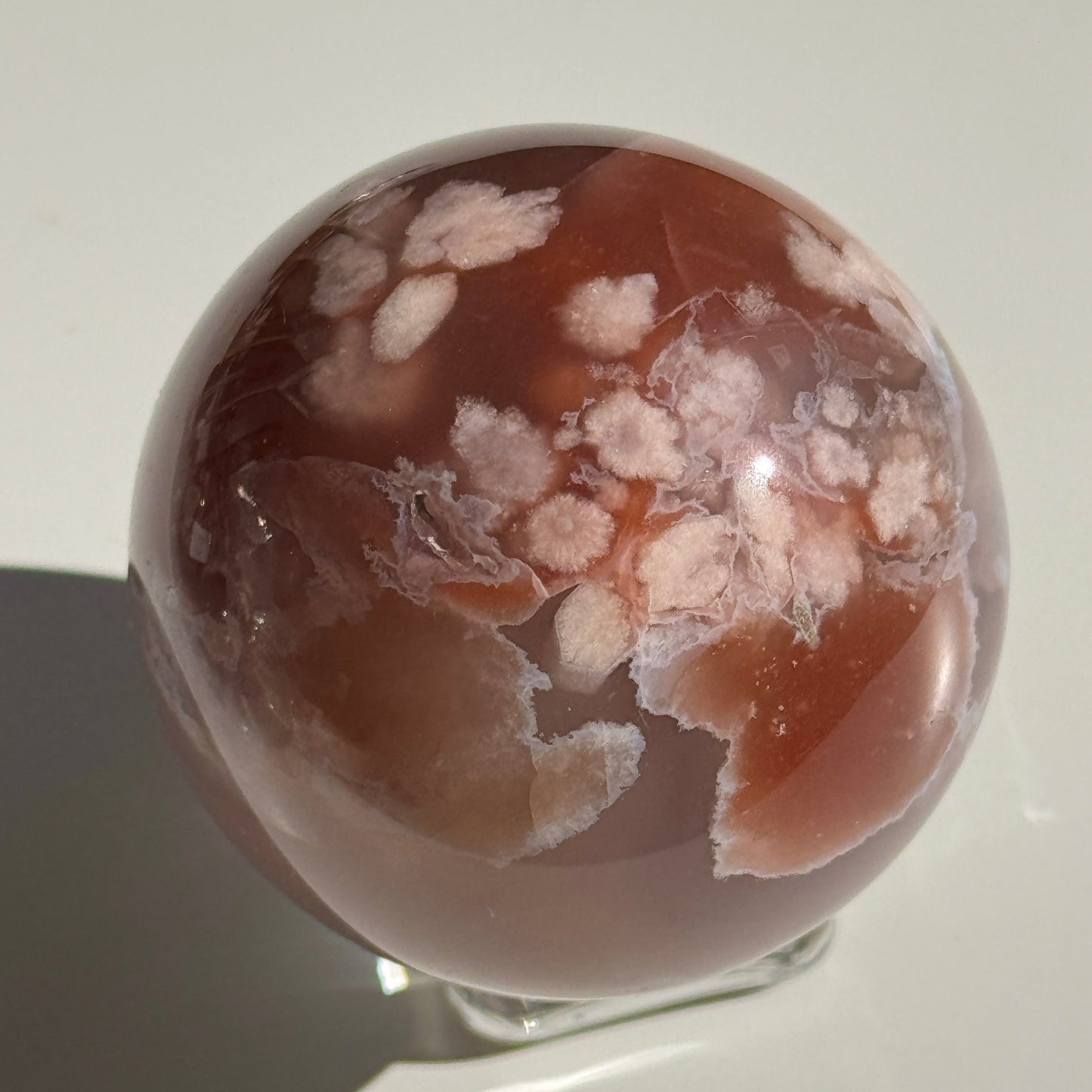 AAA Flower Agate Sphere #22