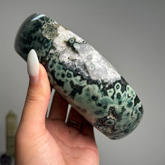 Large OJ Moon Bowl #4