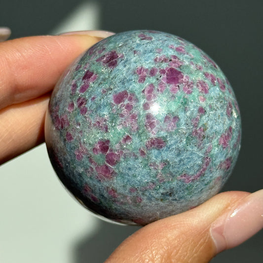 Ruby Fuchsite Kyanite Sphere #4