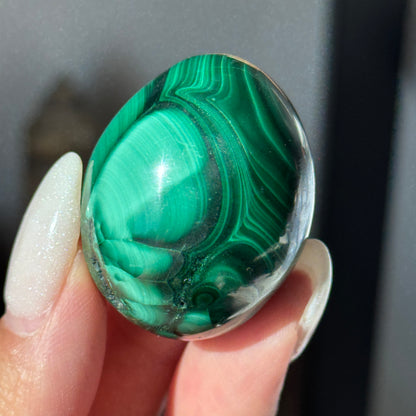 Chatoyant Malachite Egg #7
