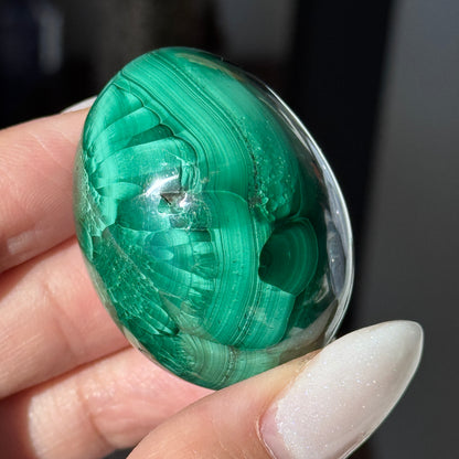 Chatoyant Malachite Egg #5
