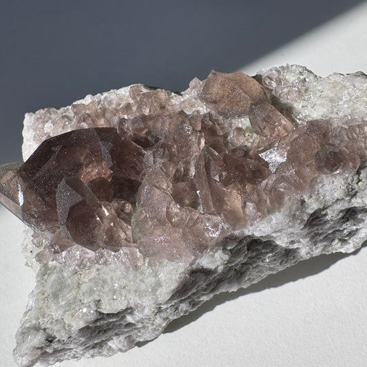 Gwindel Quartz Cluster Specimen on Matrix [Talefre Glacier, Chamonix, French Alps] #6