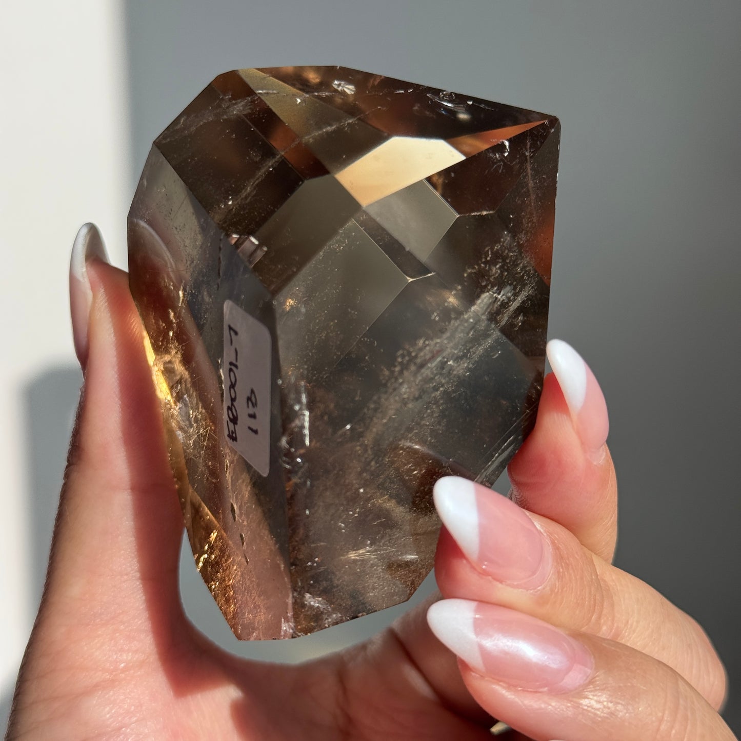 Dark Smoky Quartz Polished Freeform w/ Phantoms (EXTRA GRADE) #7